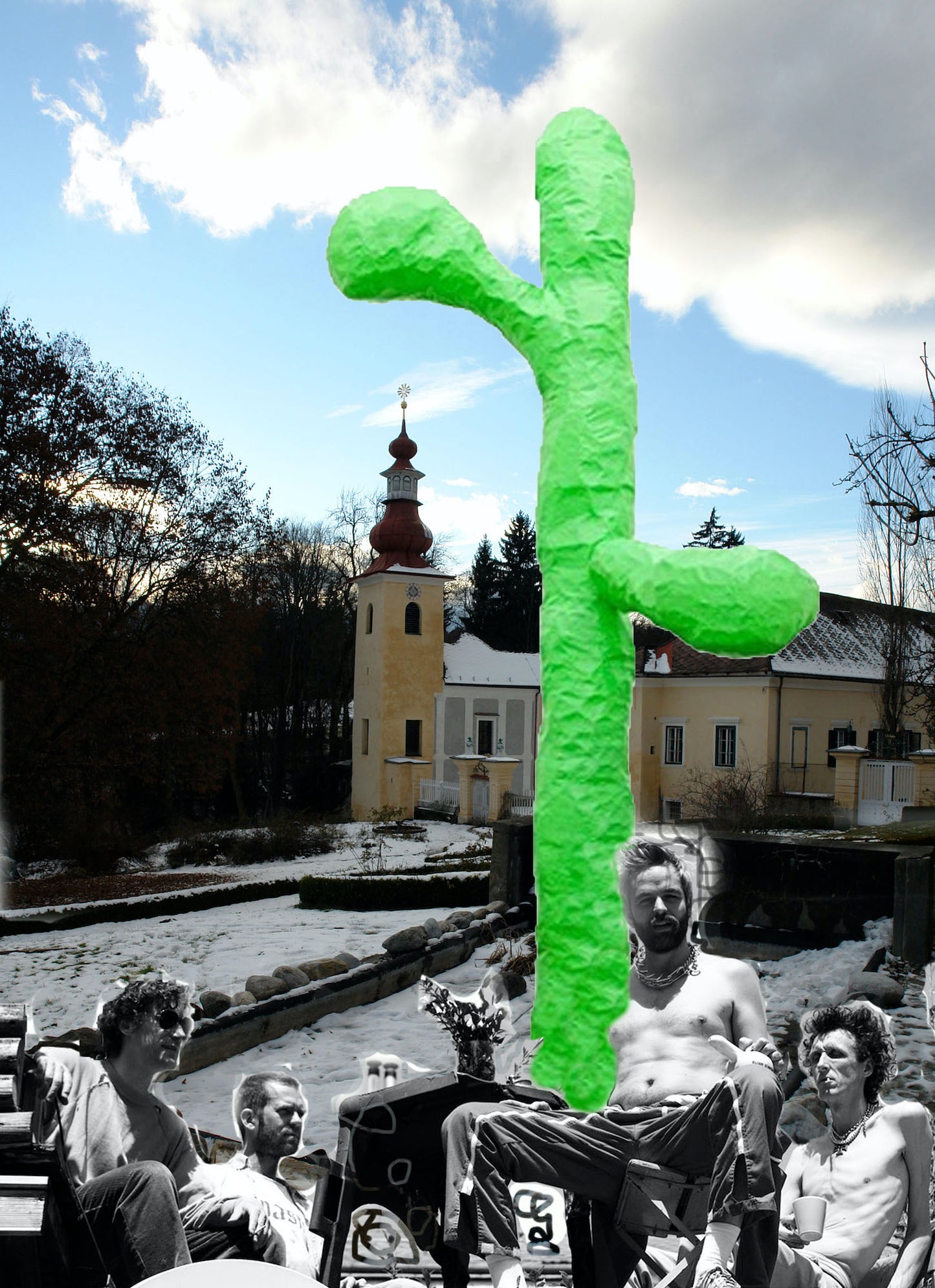 a cactus sculpture by franz west