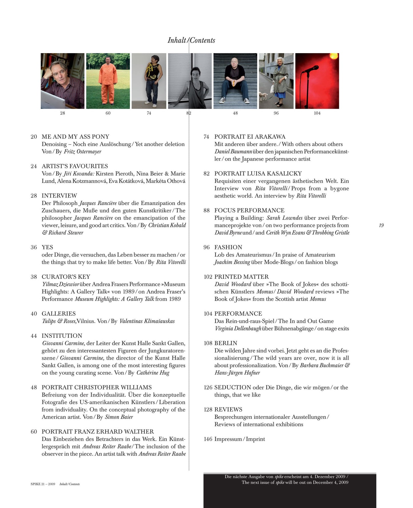 ISSUE 21 (AUTUMN 2009)