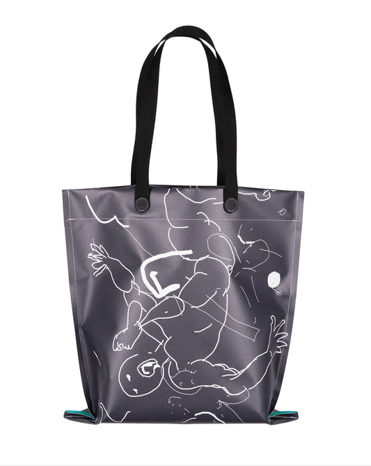 TOSHIKI x SPIKE Tote Bag (Falling Man)