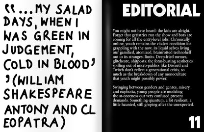 ISSUE 86 (Winter 2025/26): Salad Days