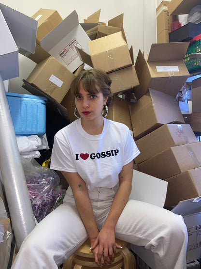 VISITOR DESIGN x SPIKE »I HEART GOSSIP« T-Shirt