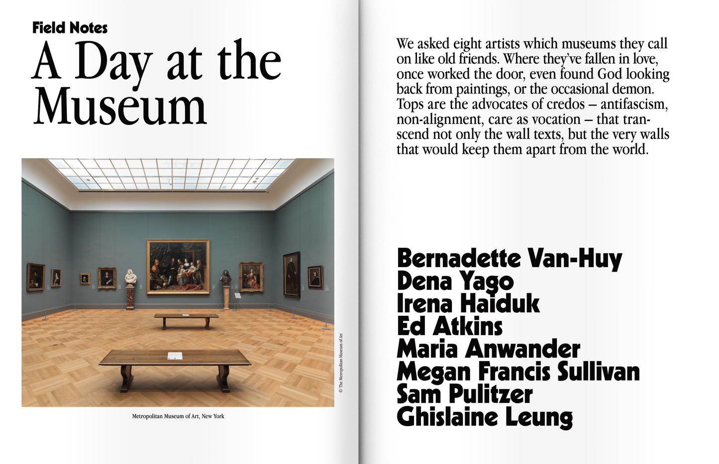 ISSUE 75 (SPRING 2023): The Museum Issue