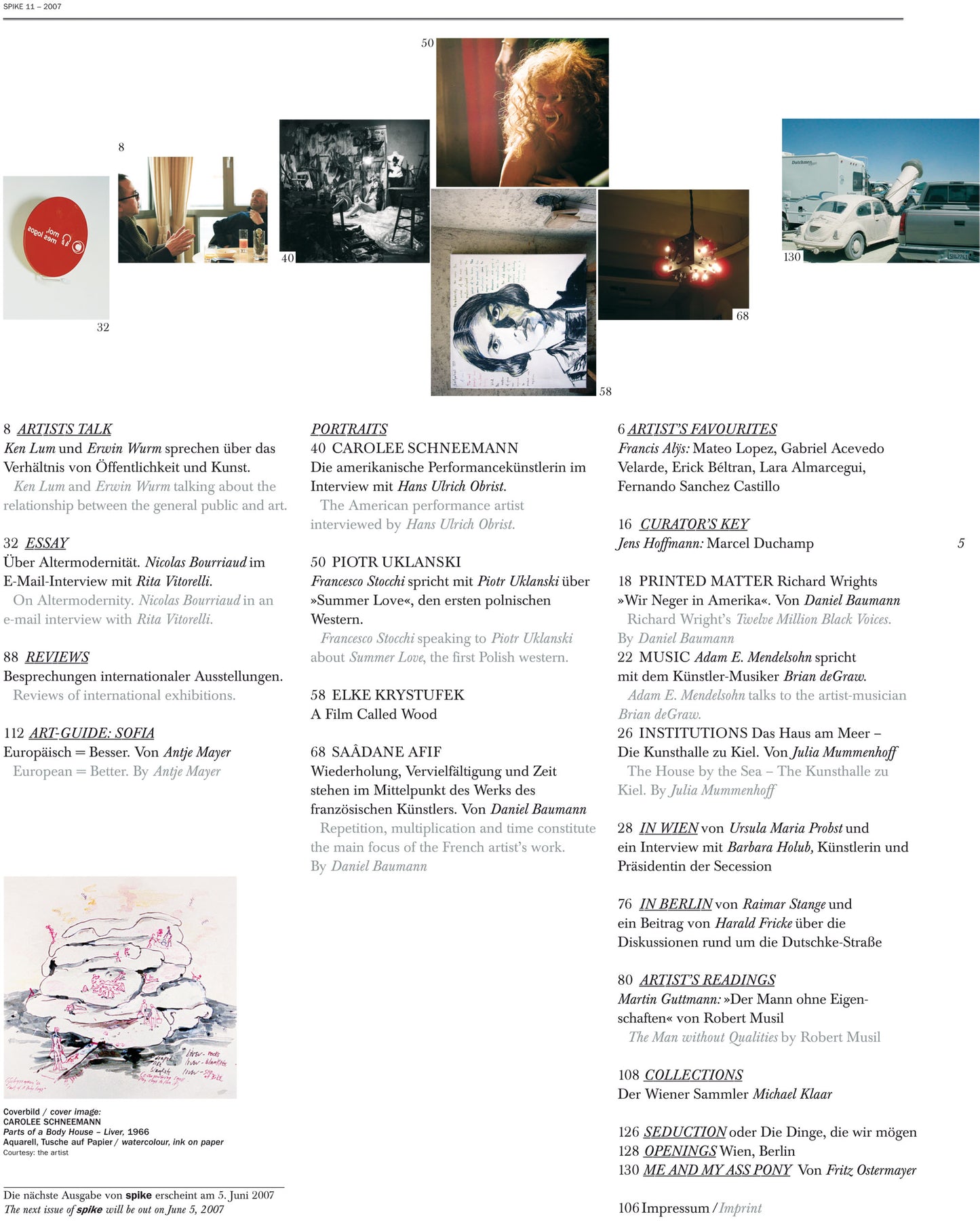 ISSUE 11 (SPRING 2007)