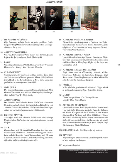 ISSUE 19 (SPRING 2009)