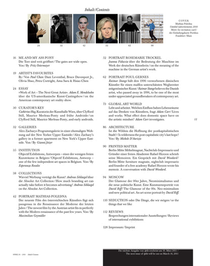 ISSUE 26 (WINTER 2010)