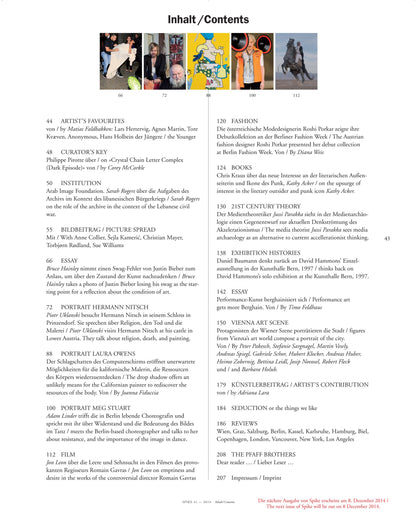 ISSUE 41 (AUTUMN 2014): The Anniversary Issue