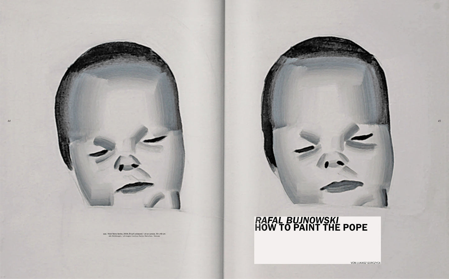 Rafal Bujnoski's How to Paint the Pope work 