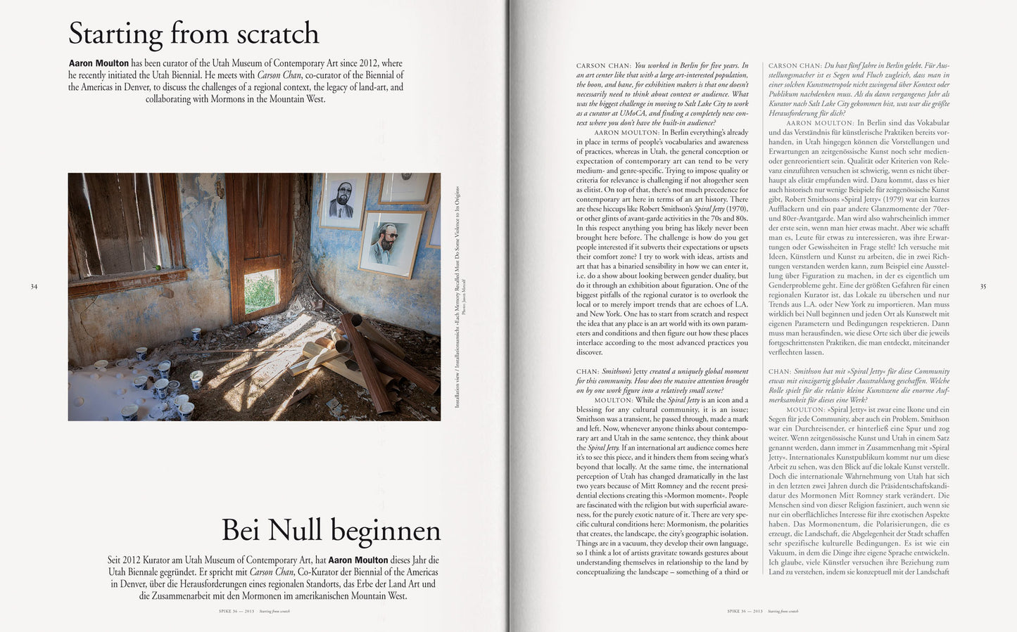 ISSUE 36 (SUMMER 2013): The Return of the Regional Curator