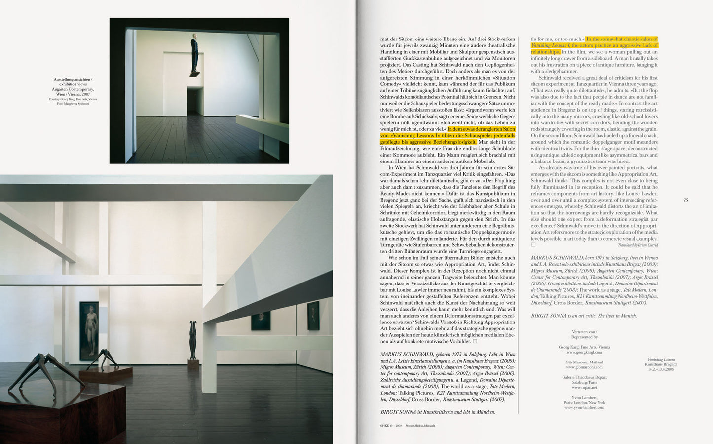 ISSUE 19 (SPRING 2009)