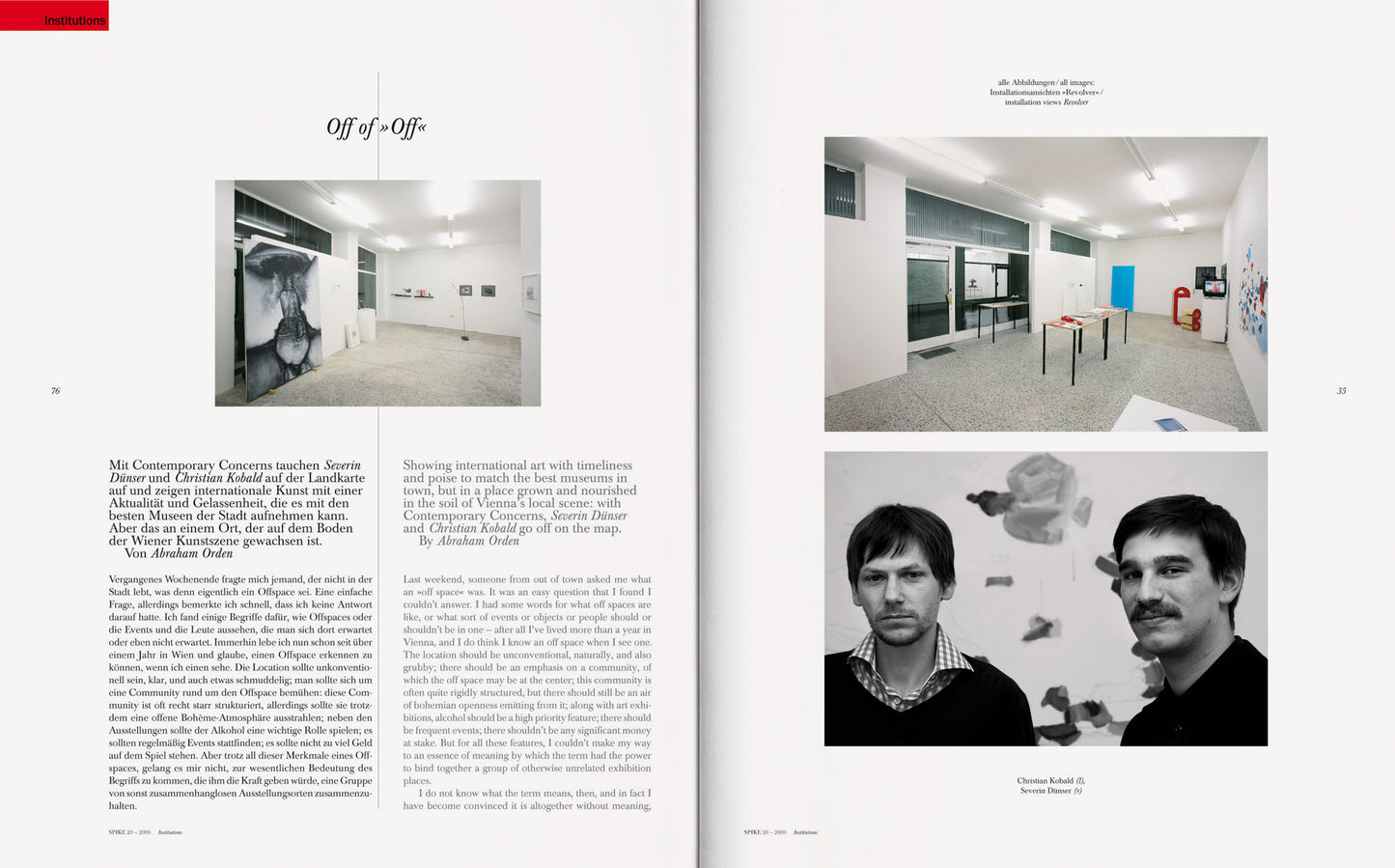 ISSUE 20 (SUMMER 2009)