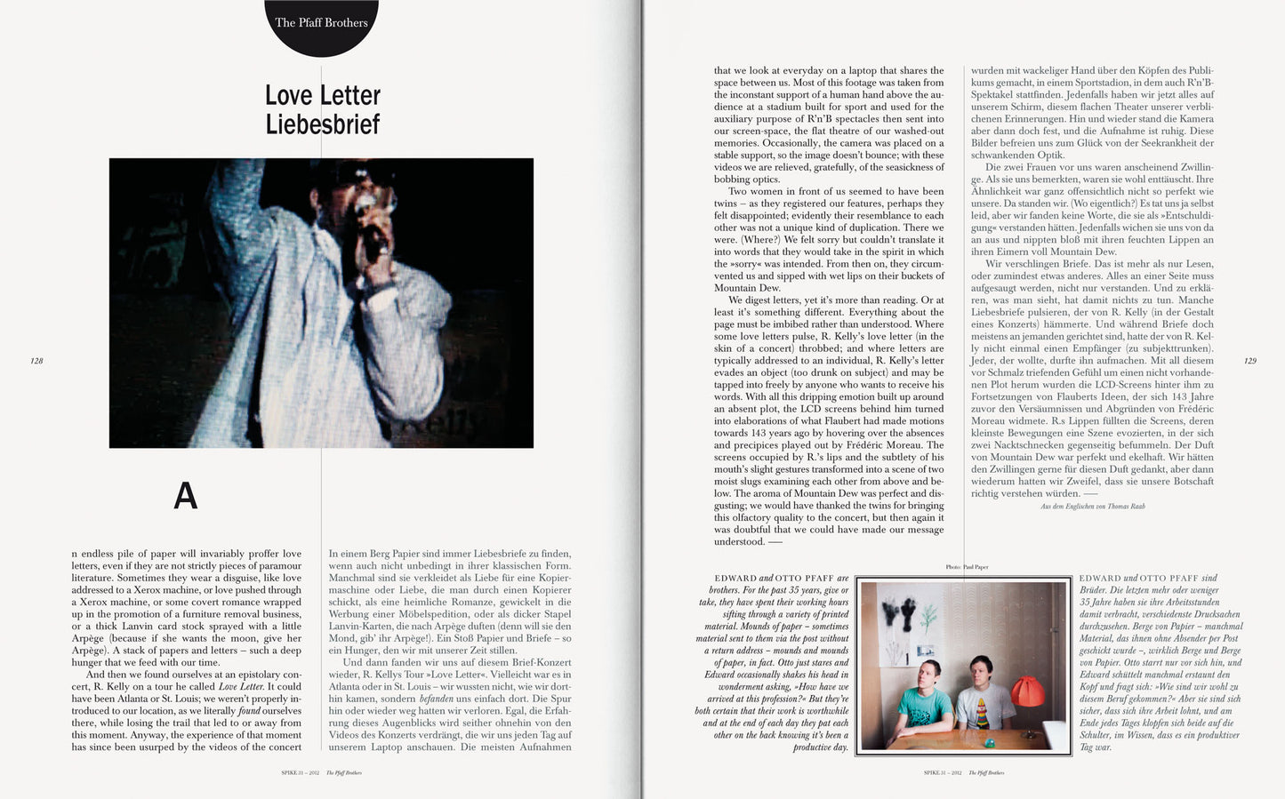 ISSUE 31 (SPRING 2012)