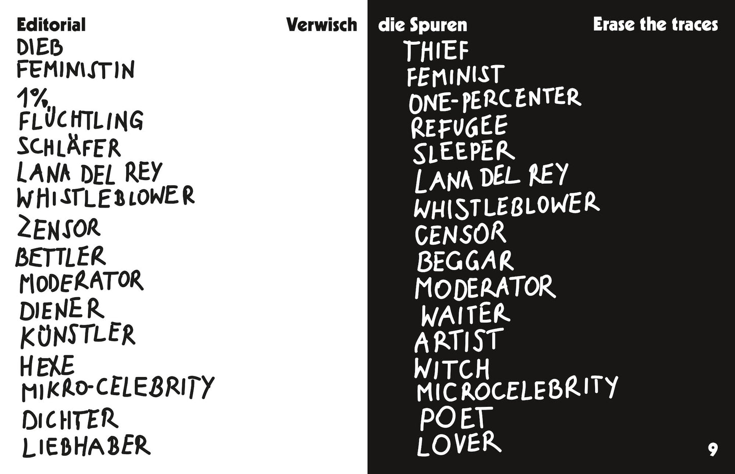 ISSUE 48 (SUMMER 2016): Erase the Traces