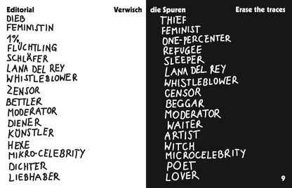 ISSUE 48 (SUMMER 2016): Erase the Traces