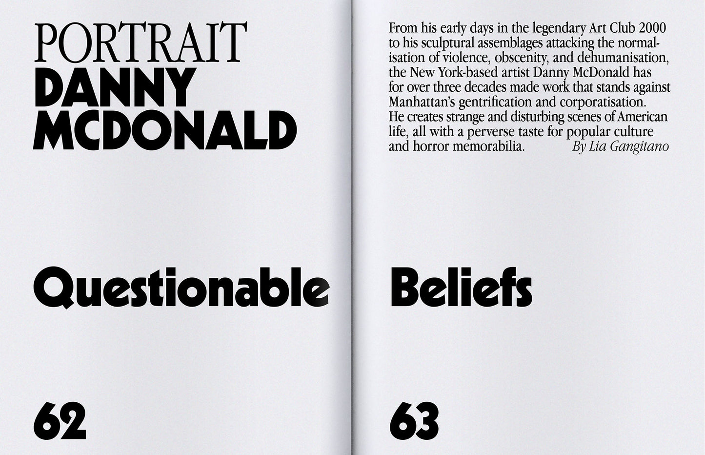 ISSUE 63 (SPRING 2020): The NYC Issue