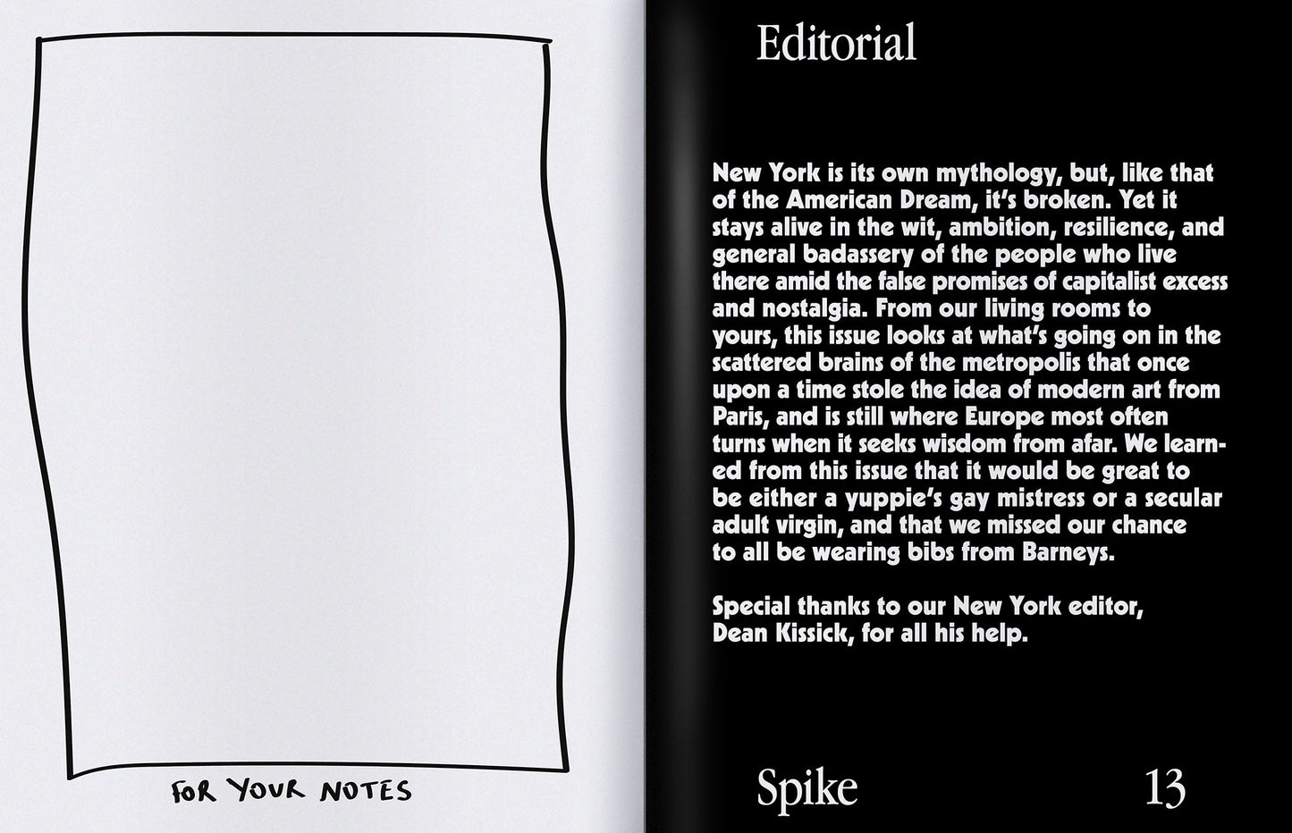 Spike ePaper (Issue 63): The NYC Issue