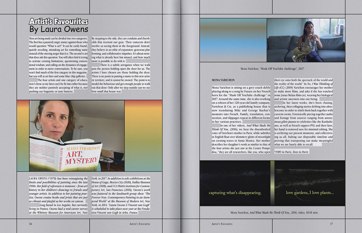 ISSUE 64 (SUMMER 2020): Carte Blanche